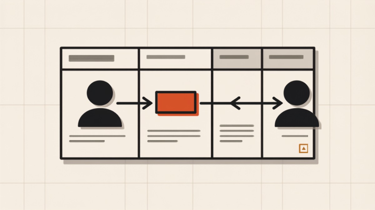 Ilustração de quadro kanban de CRM com cartões e clientes